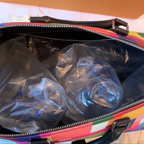 ❌SOLD❌Louis Vuitton Multicolor Bandouliere Keepall - Picture 9 of 10